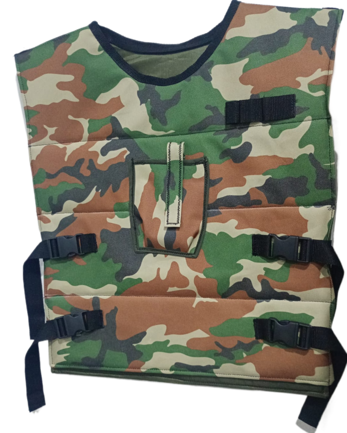 Chaleco Táctico camuflado con bolsillo para celular